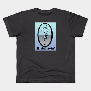 Runnin' round the house with a pickle in your mouth.... Kids T-Shirt